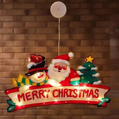 2022 Christmas Window Hanging Lights