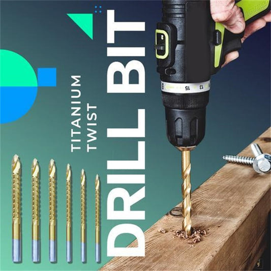 (🎅HOT SALE-48% OFF) -Twist Drill Bit Set Power Tool Accessories(6 Pcs )