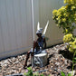 Sitting fairy garden statue