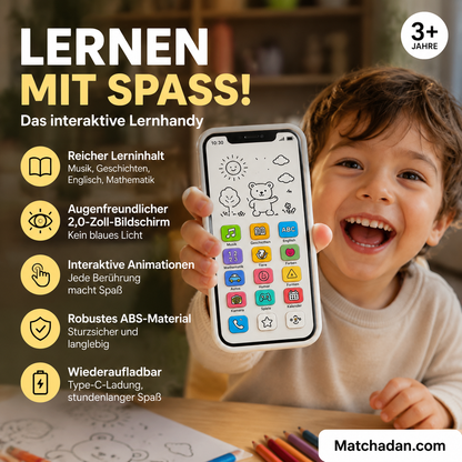 📱 Smartfon edukacyjny dla dzieci | Edukacyjny, przyjemny dla oka i idealny do nauki ✨👶