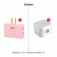 ✨ Adapter Gniazdkowy Obrotowy 180°&nbsp; Rozszerzenie 1→3 | Trwały Materiał | Wiele Kolorów! 🔌
