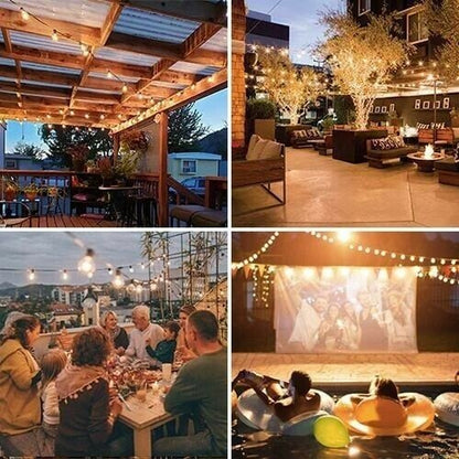 Wodoodporne oświetlenie zewnętrzne LED zasilane energią słoneczną