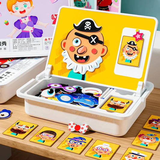 Magnetyczne puzzle do ubierania dla dzieci