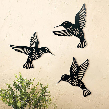 🔥BIG SALE 49%-OFF🔥Set of 3 Metal Hummingbird Wall Art Decor ✨