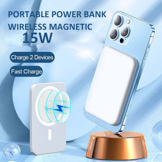 🥳 HIT SPRZEDAŻY 2026 −50 % 🔋 Magnetyczny power bank z szybkim ładowaniem 15 W – Ładowanie bezprzewodowe z pełną prędkością! ⚡🧲