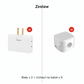 ✨ Adapter Gniazdkowy Obrotowy 180°&nbsp; Rozszerzenie 1→3 | Trwały Materiał | Wiele Kolorów! 🔌