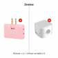 ✨ Adapter Gniazdkowy Obrotowy 180°&nbsp; Rozszerzenie 1→3 | Trwały Materiał | Wiele Kolorów! 🔌