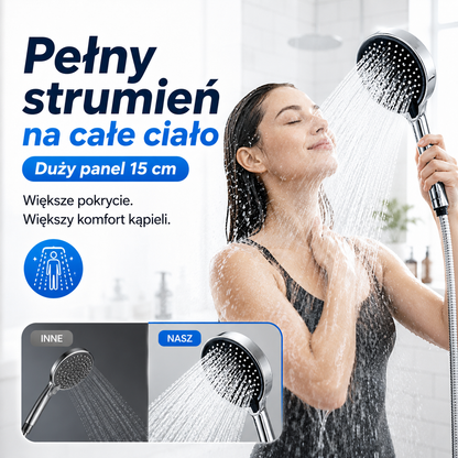 ⏰ 50% TANIEJ! 🚿 Regulowana głowica prysznicowa wysokociśnieniowa z efektem deszczu – luksusowa kąpiel w Twoim domu! ☁️💧✨