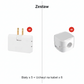✨ Adapter Gniazdkowy Obrotowy 180°&nbsp; Rozszerzenie 1→3 | Trwały Materiał | Wiele Kolorów! 🔌