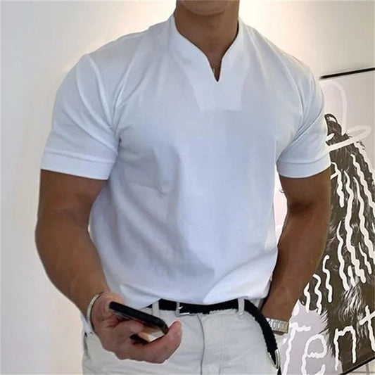 🔥Męska koszulka fitness z krótkim rękawem Gentleman Business