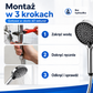 ⏰ 50% TANIEJ! 🚿 Regulowana głowica prysznicowa wysokociśnieniowa z efektem deszczu – luksusowa kąpiel w Twoim domu! ☁️💧✨