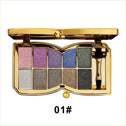 🔥LAST DAY 50% OFF🔥10 colors glitter shimmer eyes shadow pallet