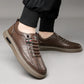 Italian Handmade Leather Driving Breathable Casual Shoes