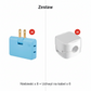 ✨ Adapter Gniazdkowy Obrotowy 180°&nbsp; Rozszerzenie 1→3 | Trwały Materiał | Wiele Kolorów! 🔌