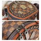 👜Hot sale Women Fashion Handbag Retro Bear Badge Shoulder Bag（50%off）