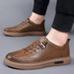 Italian Handmade Leather Driving Breathable Casual Shoes