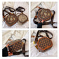 👜Hot sale Women Fashion Handbag Retro Bear Badge Shoulder Bag（50%off）