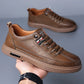 Italian Handmade Leather Driving Breathable Casual Shoes