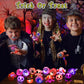 Świecące pierścionki LED na Halloween – Zestaw 50 sztuk