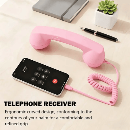 ☎️📱 Retro słuchawka telefoniczna do smartfona – nadaj każdej rozmowie vintage'owy charakter! ✨