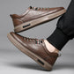 Italian Handmade Leather Driving Breathable Casual Shoes