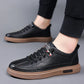 Italian Handmade Leather Driving Breathable Casual Shoes