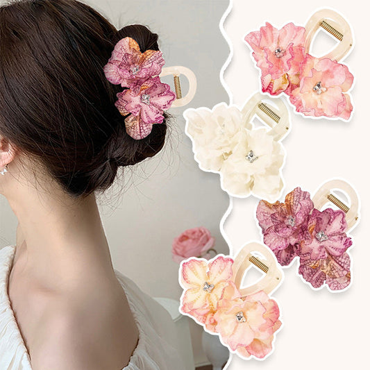 Flower Hair Claw Clip