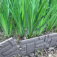 Brick-look garden fence