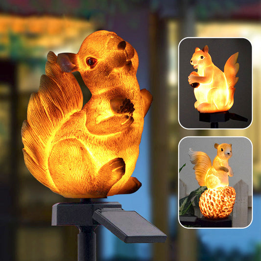 Waterproof Solar Squirrel Light for Garden Decoration