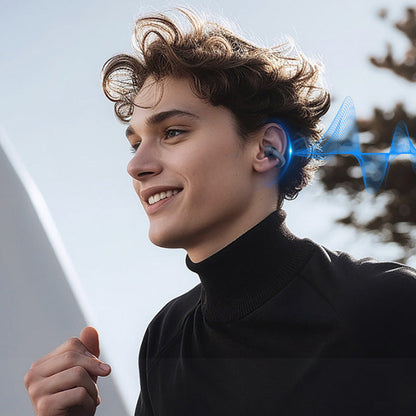 🔥2025 New Arrivals Hot Sale🎧Ear Clip-on Smart Color Screen Intelligent Translation Headset