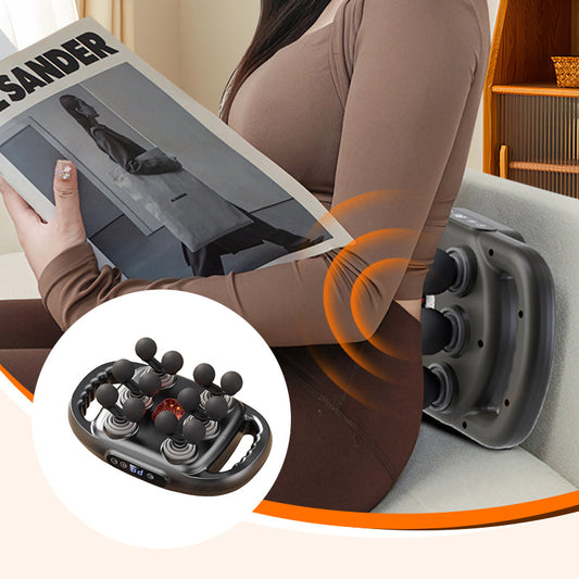 💥Hot Sale🔥Multifunktionel automatisk muskelmassagepistol med 12 hoveder