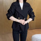 Women's Lapel Double Breasted Short Coats