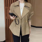 Women's Lapel Double Breasted Short Coats