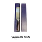 Multi-Use Stainless Steel Wooden Handle Damascus Pattern Kitchen Knife Set