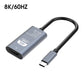 Adapter konwertujący Type-C na HDMI 4K HD