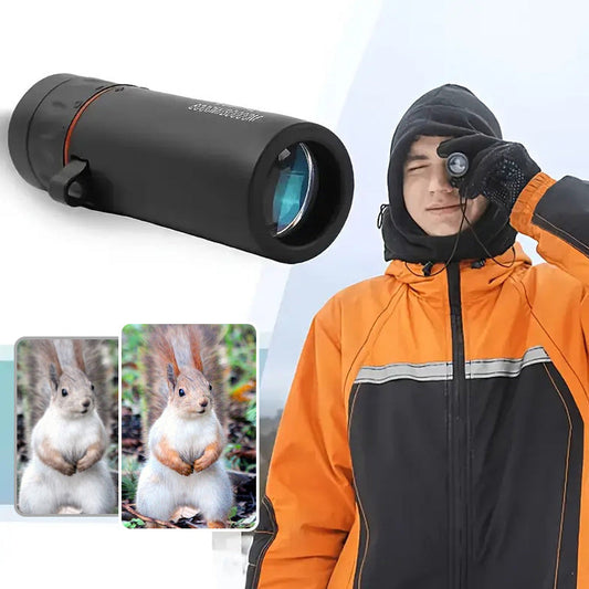 🔭 50% ZNIŻKI TERAZ! ✨ Przenośny monokularowy teleskop outdoorowy – 12x50 wysokiej rozdzielczości z adapterem do smartfona na przygody 🌄📱