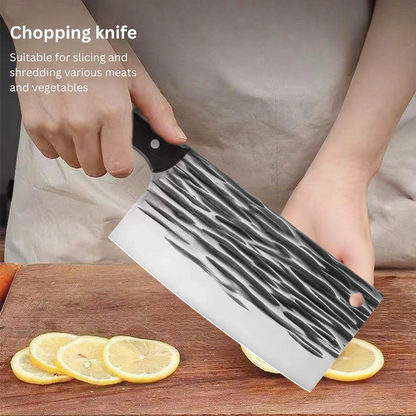 🔪ręcznie wykonany serbski tasak z ostrzem ze stali wysokowęglowej o pełnej grubości