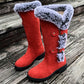 Women's Thick Plush Mid-Calf Snow Boots