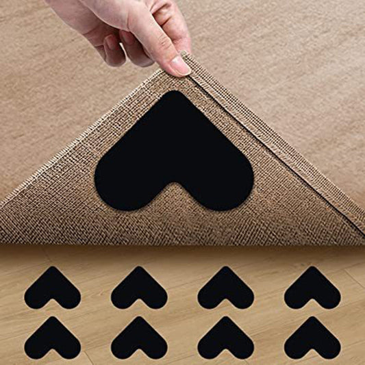 💕🏡Serce, wielokrotnego użytku, antypoślizgowe uchwyty do dywanów