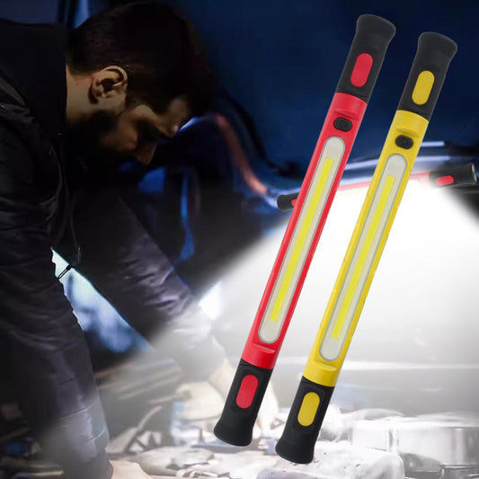 💡 RABAT 50% TERAZ! 🔧 Latarka warsztatowa LED 3000LM z podstawą magnetyczną i haczykiem do zawieszenia – akumulator 5200mAh – idealna do warsztatu, garażu i napraw samochodowych, trwały pomocnik przy każdej naprawie 🔋