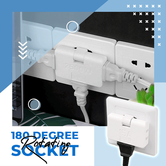 ✨ Adapter Gniazdkowy Obrotowy 180°&nbsp; Rozszerzenie 1→3 | Trwały Materiał | Wiele Kolorów! 🔌