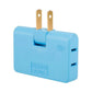 ✨ Adapter Gniazdkowy Obrotowy 180°&nbsp; Rozszerzenie 1→3 | Trwały Materiał | Wiele Kolorów! 🔌
