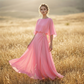 🥳2026 HOT SALE🥳💞50K+ SOLD!💥👵🌸 50% OFF! Flowing Cape Sleeve Top & Wrap Pants Set – Elegant cape sleeves, flattering wrap front. Wide-leg pants elongate. Premium blend, sizes S-5XL. Effortless sophistication. 🕊️✨