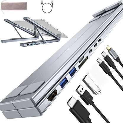 💻Stacja dokująca USB-C, podstawka pod laptopa z 4K HDMI