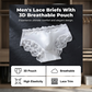 Seksowna koronkowa bielizna męska z przewiewną kieszenią 3D