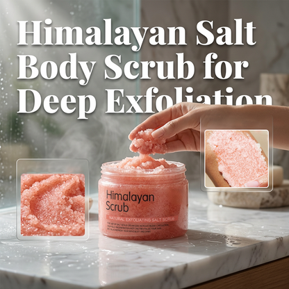 Peeling do ciała z solą himalajską, głębokie złuszczanie