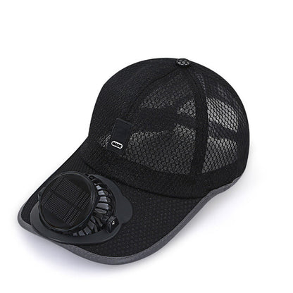 🧢 OGRANICZONA OFERTA: 50% ZNIŻKI! ☀️ Czapka z daszkiem z wentylatorem solarnym – obrót 360°, do 16 godzin pracy i UPF50+ ✨