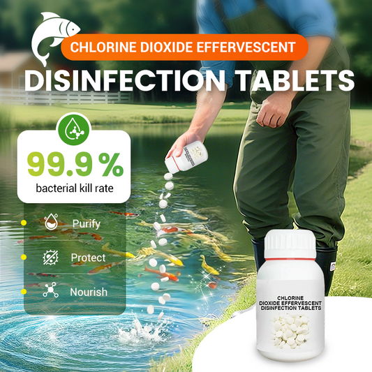 Tabletki musujące do dezynfekcji z dwutlenkiem chloru
