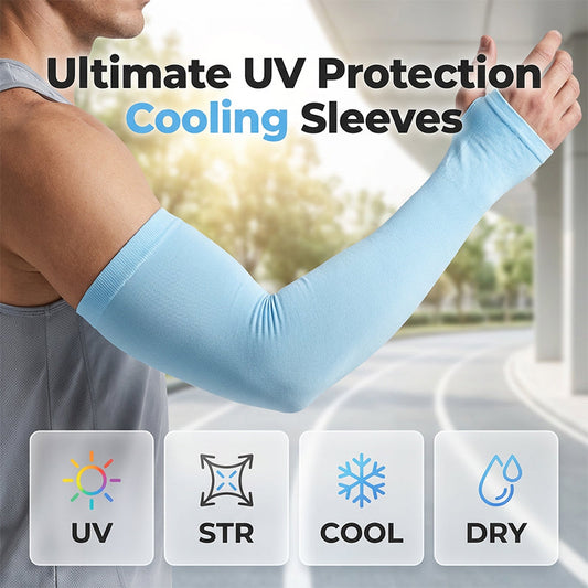 ☀️ Chłodzące rękawki z ochroną przed promieniowaniem UV ✨ Oddychające, uniwersalne rękawki do uprawiania sportu, aktywności na świeżym powietrzu i ochrony przed słońcem