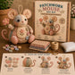 🔥 Bestseller | 🧸🎀 Zestaw do samodzielnego wykonania pluszowej myszki w stylu retro – płatność przy odbiorze